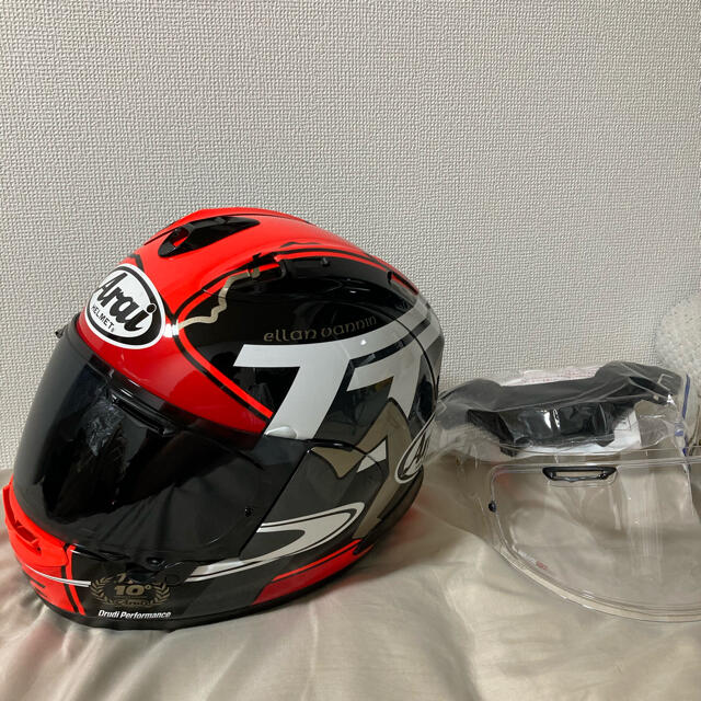 【31周年】Arai ジェットヘルメットタイラレプリカ赤L(59-60cm)