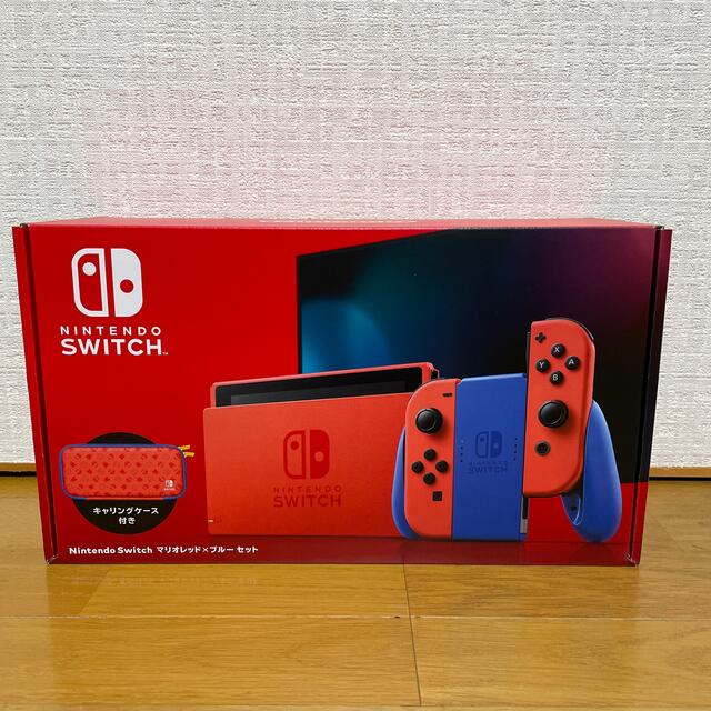 ゲームソフトゲーム機本体Nintendo Switch マリオ レッド×ブルー セット