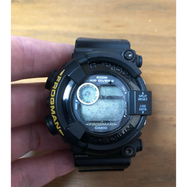 廃盤　gshock フロッグマン　DW8200  メンインブラック