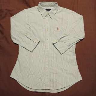 ポロラルフローレン(POLO RALPH LAUREN)のラルフローレン  RALPH LAURENストライプ 七分丈 シャツ 9(シャツ/ブラウス(長袖/七分))