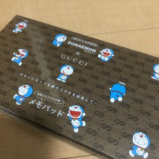 グッチ(Gucci)の新品 未開封 GUCCI ドラえもん コラボ メモパッド 3月号 Oggi 付録(ノート/メモ帳/ふせん)