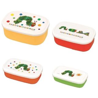 はらぺこあおむし☆お弁当箱☆４段☆４個☆(弁当用品)