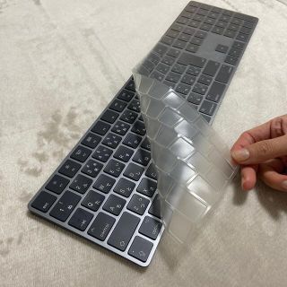 アップル(Apple)の美品【純正】Apple Magic keyboard 日本語テンキー付き(PC周辺機器)