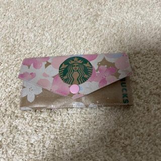 スタバ　リメイクのカードホルダー付き小銭入れ(コインケース)