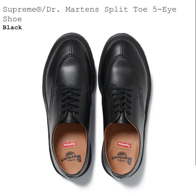 Supreme(シュプリーム)のSupreme×Dr. Martens Split Toe 5-Eye Shoe メンズの靴/シューズ(ドレス/ビジネス)の商品写真