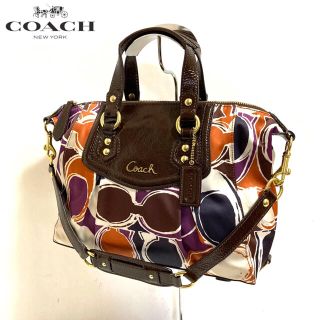 コーチ(COACH)の【正規品】美品✨COACH コーチ　2wayバッグ(ショルダーバッグ)