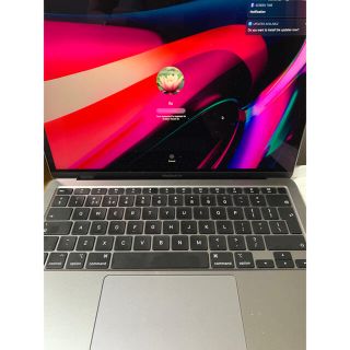 アップル(Apple)のMacBook Air m1 256GB スペースグレー新品同様UKキーボード(ノートPC)