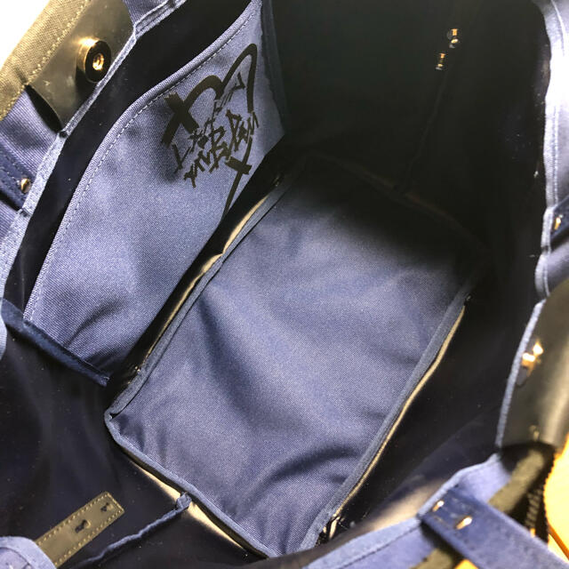 LANVIN en Bleu(ランバンオンブルー)のランバンオンブルー☪️ネイビー　ジュール　トートバッグ レディースのバッグ(トートバッグ)の商品写真