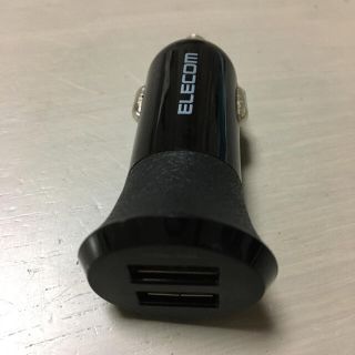 エレコム(ELECOM)のUSB 車載シガーソケット　スマホ充電(車内アクセサリ)