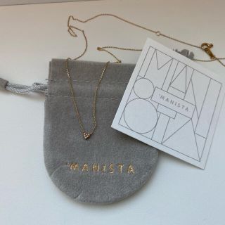 アッシュペーフランス(H.P.FRANCE)のmanista k10 ハートモチーフプチネックレス(ネックレス)