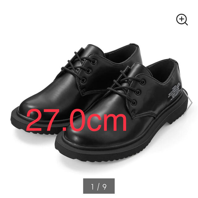 GU(ジーユー)のラウンドトゥシューズUNDERCOVER +E【GU×UNDERCOVER】27 メンズの靴/シューズ(ドレス/ビジネス)の商品写真