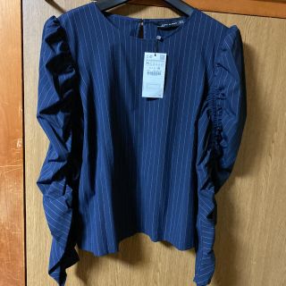 ザラ(ZARA)の新品タグZARAアームシャーリングトップスブラウス★二の腕カバー(その他)