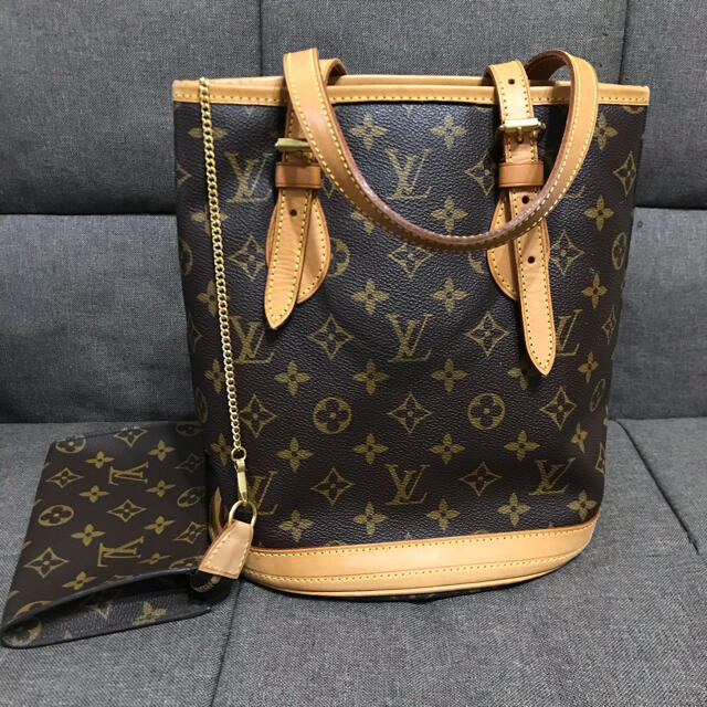 日本最大の LOUIS VUITTON バケツ ルイヴィトン バケットPM - トート