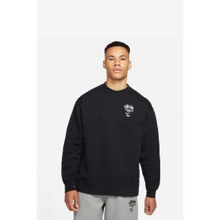 23SS stussy NIKE クルーネック フリース スウェット L グレー