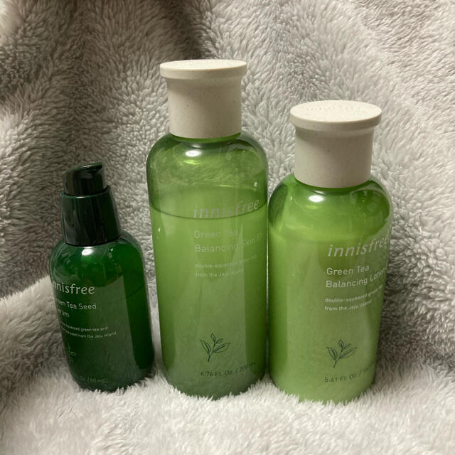 Innisfree(イニスフリー)のInnisfree グリーンティー バランシングスキン セット コスメ/美容のスキンケア/基礎化粧品(化粧水/ローション)の商品写真