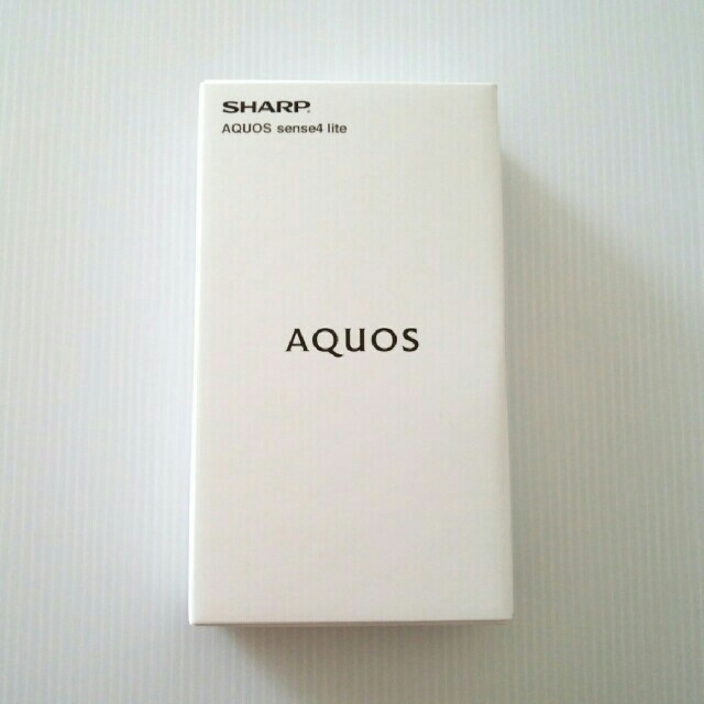 AQUOS(アクオス)のsyrs2000様　AQUOS sense4 lite シルバー スマホ/家電/カメラのスマートフォン/携帯電話(スマートフォン本体)の商品写真