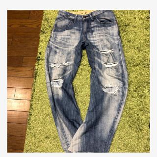 国内最安値! ☆ EDWIN USA 製 ブルー デニム ハート型クリ抜き