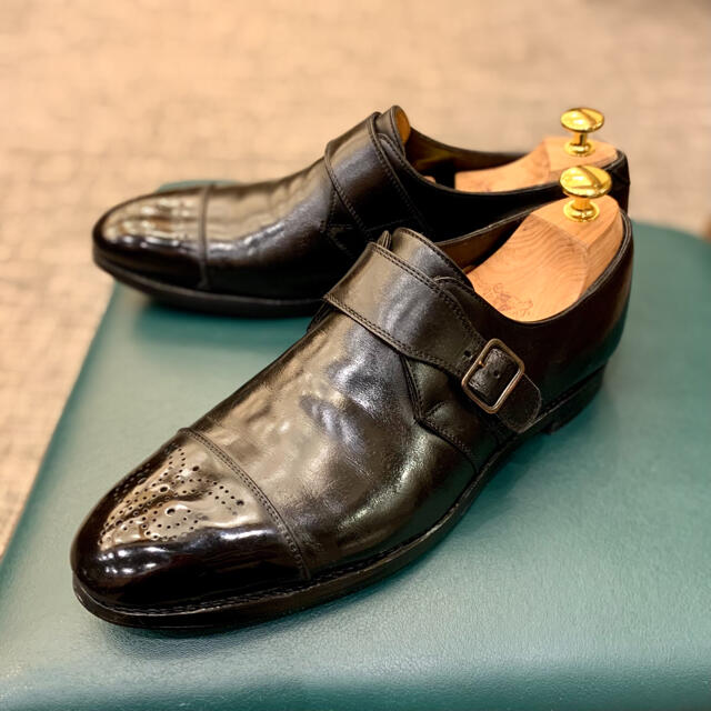 EDWARD GREEN(エドワードグリーン)の英国名門《EDWARD GREEN》シングルモンク82ラスト6.5 メンズの靴/シューズ(ドレス/ビジネス)の商品写真