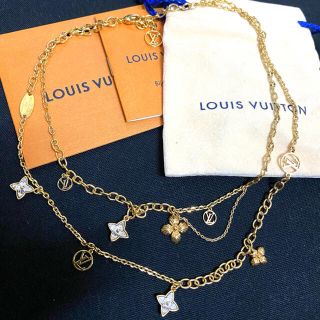 ルイヴィトン(LOUIS VUITTON)のラスト破格 ルイヴィトン コリエ ブルーミングストラス ネックレス(ネックレス)