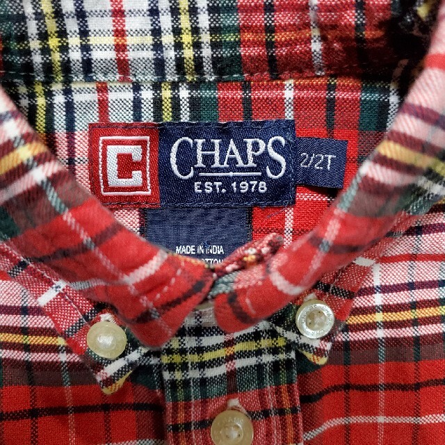 CHAPS(チャップス)のCHAPS　ラルフローレン　シャツ　ブラウス　90 キッズ/ベビー/マタニティのキッズ服男の子用(90cm~)(ブラウス)の商品写真