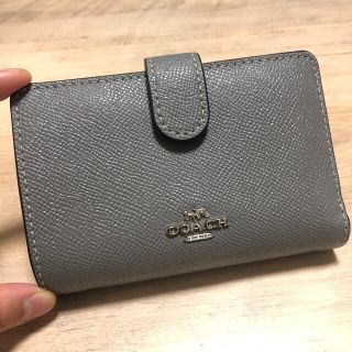 コーチ(COACH)のコーチ　二つ折り　財布　グレー(財布)