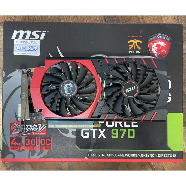 MSI GeForce GTX970 GAMIN4G スマホ/家電/カメラのPC/タブレット(PCパーツ)の商品写真