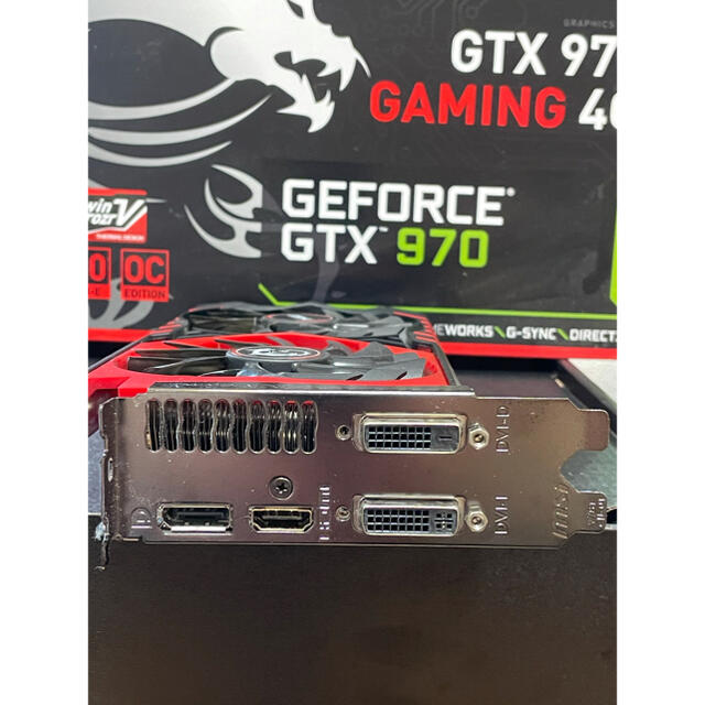 MSI GeForce GTX970 GAMIN4G スマホ/家電/カメラのPC/タブレット(PCパーツ)の商品写真