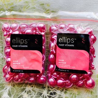 エリップス(ellips)のエリップス　ellips   ピンクパール　100カプセル(トリートメント)