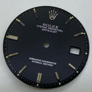 時計ＲＯＬＥＸ　１６００　１６０１　１６０３用　黒文字盤　針セット　リダン再生文字盤