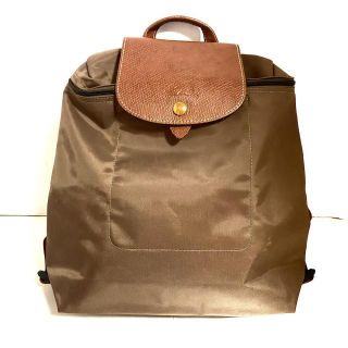 ロンシャン(LONGCHAMP)のロンシャン - ブラウン 折りたたみ(リュック/バックパック)