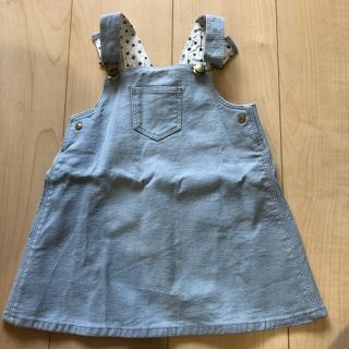 プチバトー(PETIT BATEAU)のプチバトー　ジャンパースカート81cm(ワンピース)