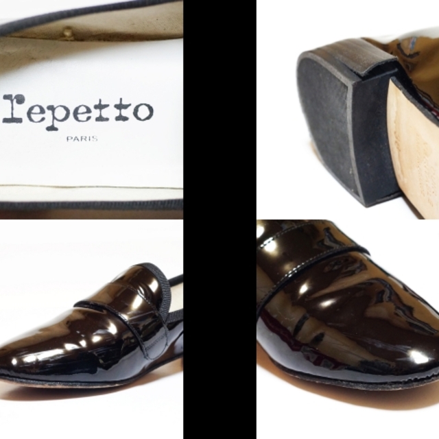 repetto(レペット)のrepetto(レペット) EU 38 レディース - 黒 レディースの靴/シューズ(ローファー/革靴)の商品写真