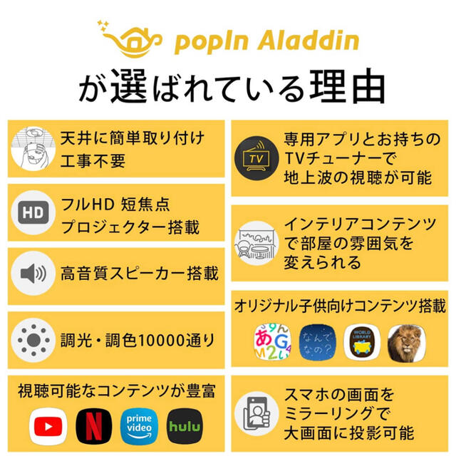 【新品 送料無料】popin Aladdin 2 ポップインアラジン2
