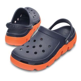 クロックス(crocs)の27cm クロックス デュエット スポーツ クロッグ ネイビー(サンダル)