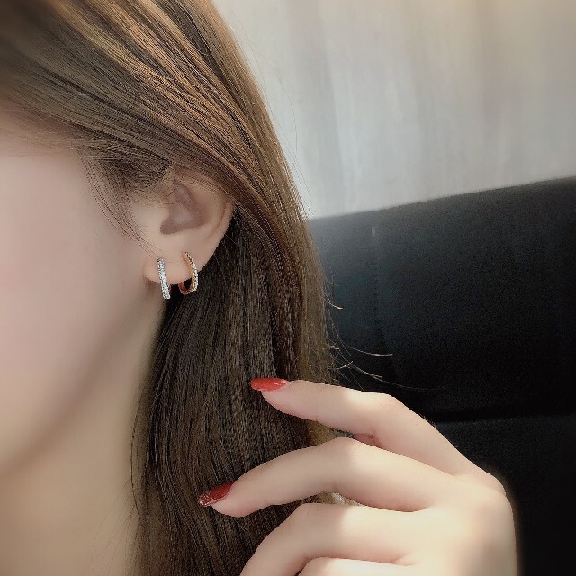天然ダイヤモンドフックピアスk18 | dondiegosanta.com