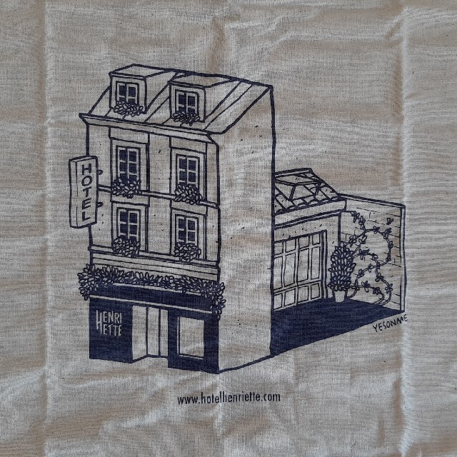 布製　エコバッグ　パリ レディースのバッグ(エコバッグ)の商品写真