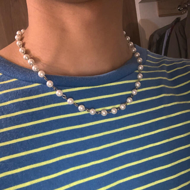 KAPITAL(キャピタル)のパールネックレス　pearl necklace メンズのアクセサリー(ネックレス)の商品写真