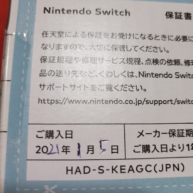 Nintendo Switch(ニンテンドースイッチ)のNintendo Switch あつまれ どうぶつの森セット　中古 エンタメ/ホビーのゲームソフト/ゲーム機本体(家庭用ゲーム機本体)の商品写真