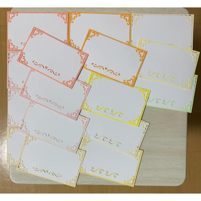牛乳ちゃん様専用☆メッセージカード 70枚セット ハンドメイドの文具/ステーショナリー(カード/レター/ラッピング)の商品写真