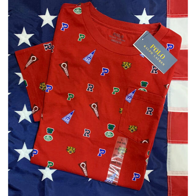 POLO RALPH LAUREN(ポロラルフローレン)の★SALE★ラルフローレンTシャツL/160 キッズ/ベビー/マタニティのキッズ服男の子用(90cm~)(Tシャツ/カットソー)の商品写真