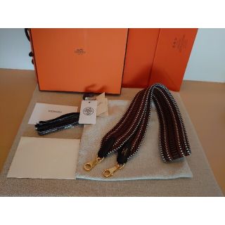 エルメス(Hermes)のHERMES 新品バンドリエール サングルカヴァル50mm ノワゼット×ブラック(その他)