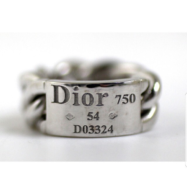 44%割引リアル DIOR チェーンリング サイズM 一回使用 美品 リング オリンピック DIOR 一回使用 美品 チェーンリング サイズM リング