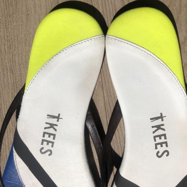 TKEES バイカラー　ビーチサンダル　 レディースの靴/シューズ(ビーチサンダル)の商品写真