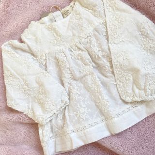 ザラキッズ(ZARA KIDS)のZARA baby ９８センチ　新品未使用　セレモニーなどにも☺︎(ブラウス)