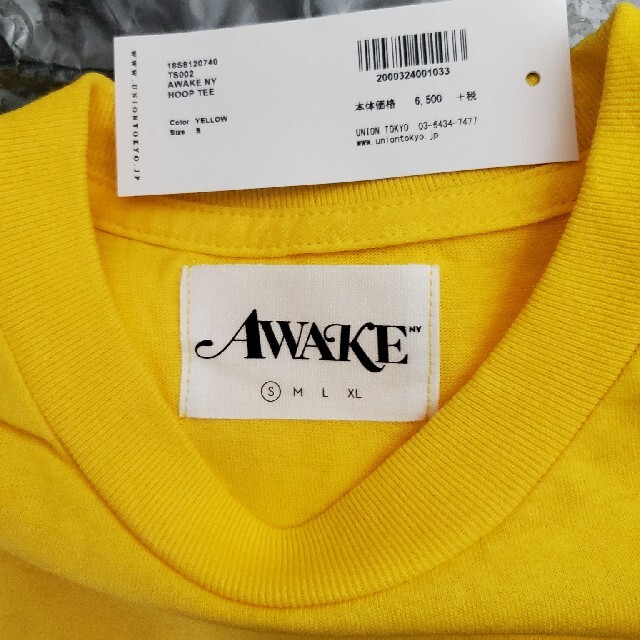 AWAKE - awake NYC s/s tee アウェイク ニューヨーク unionの通販 by AWAKE - awake NYC s/s tee アウェイク ニューヨーク unionの通販 by