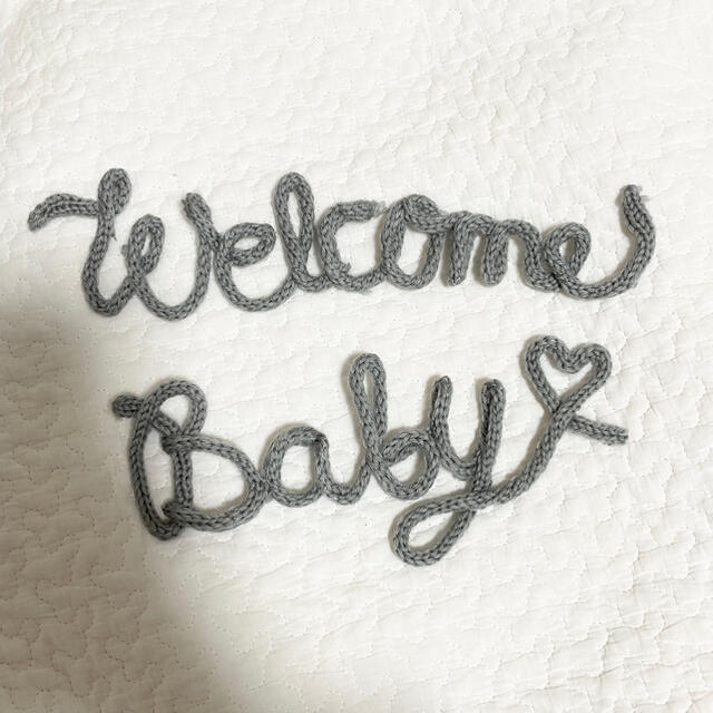 ウールレター Welcome Babyの通販 by ai'sshop｜ラクマ
