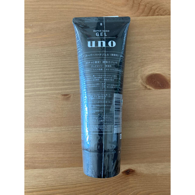 UNO(ウーノ)の【新品未使用】ウーノ スーパーハード ジェル(180g) コスメ/美容のヘアケア/スタイリング(ヘアムース/ヘアジェル)の商品写真