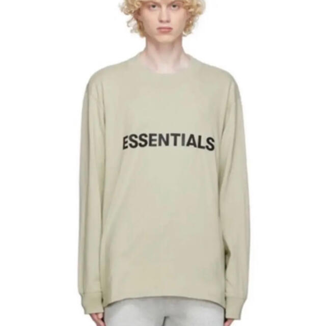 FEAR OF GOD(フィアオブゴッド)のESSENTIALS FOG ロンT sage XL メンズのトップス(Tシャツ/カットソー(七分/長袖))の商品写真