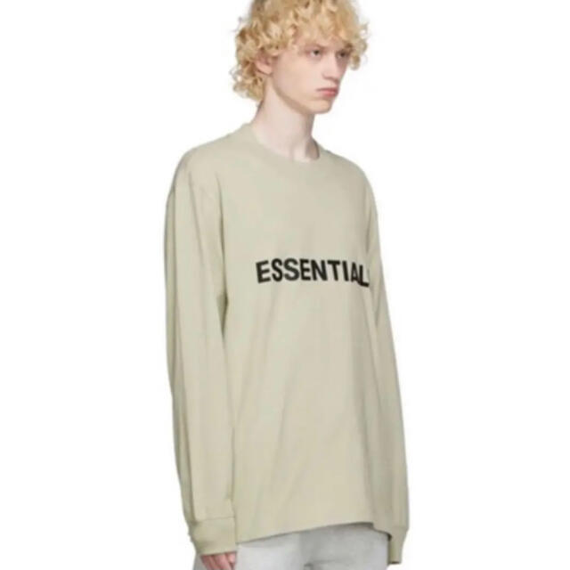 FEAR OF GOD(フィアオブゴッド)のESSENTIALS FOG ロンT sage XL メンズのトップス(Tシャツ/カットソー(七分/長袖))の商品写真