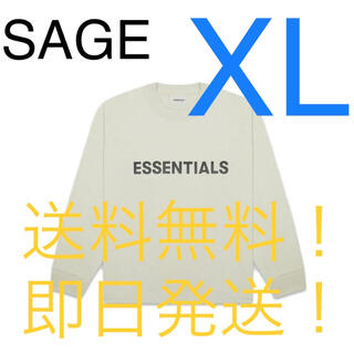 フィアオブゴッド(FEAR OF GOD)のESSENTIALS FOG ロンT sage XL(Tシャツ/カットソー(七分/長袖))